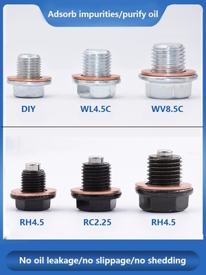 Magnetic Oil Pan Drain Bolt Plug M14x1.5 M12x2.25 per il SUV AC SCHNITZER X6 E71 08-14