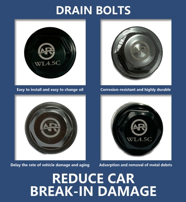 Magnetic Oil Pan Drain Bolt Plug M14x1.5 M12x2.25 per il SUV AC SCHNITZER X6 E71 08-14