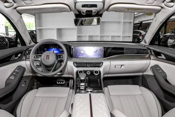 Potenza massima di 185kW HongQi H9 Popolare auto cinese con guida a sinistra e potenza del carburante