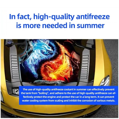 Aggiungere refrigerante antigelo sintetico organico OAR al serbatoio dell'acqua per prestazioni ottimali