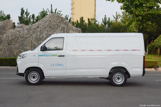 Mini camion elettrico con sospensione posteriore Macpherson e volante multifunzione