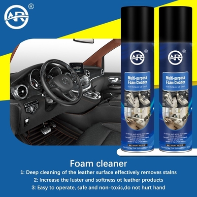 Pulizzatore a schiuma per interni multifunzione per il lavaggio delle automobili e la decontaminazione dei sedili in pelle