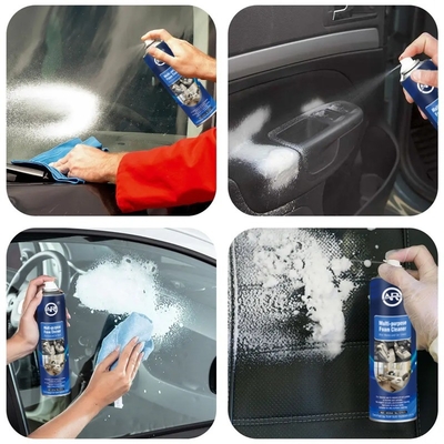 Pulizzatore a schiuma per interni multifunzione per il lavaggio delle automobili e la decontaminazione dei sedili in pelle