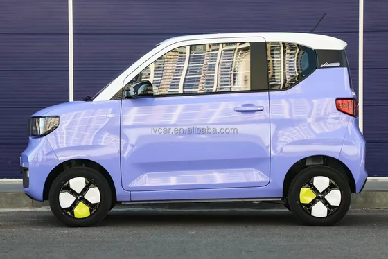 120-170Km Range di crociera Wuling Mini Electric Car con struttura di carrozzeria a 3 porte e 4 posti